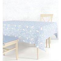 Le Chateau Textiles William Morris Forest Life Blue 132X178cm Cotton Tablecloth | Size: 132X178 cm