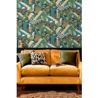 Envy Vacay Tropical Night Green Floral Wallpaper | Size: 10000mm x 520mm