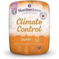Slumberdown Climate Control 4.5 Tog Summer Duvet in White | Size: Super King