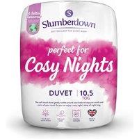 Slumberdown Cosy Nights 10.5 Tog All Year Round Duvet in White | Size: King