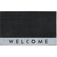 Quartz Welcome Scraper Rubber Doormat 45x75cm