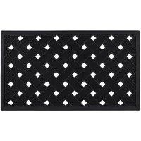 Lattice Scraper Rubber Studs Doormat 40x70cm