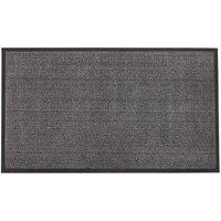 Heavy Duty Barrier Anti-slip Door Mat, 80x120cm, Grey/Black