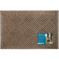Dirt Defender Scraper Doormat 40x60cm Square Beige
