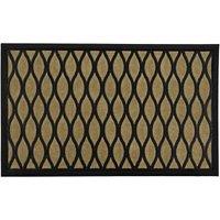 Vienna Rubber Backed Scraper Doormat 45x75cm Droplet