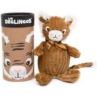 Les Deglingos Small Plush - Speculos the Tiger with Box in Tan