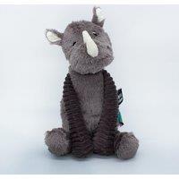Les Deglingos Grosbisou the Rhino - Grey in Dark Grey