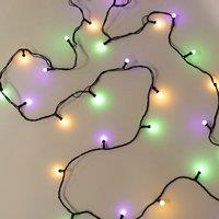 ValueLights Outdoor Christmas Curtain Fairy Lights 200 Multicoloured Bulbs 3m x 2m