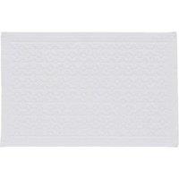 Murmur 'Stella' Cotton Percale Bath Mat in White | Size: Bath Sheet