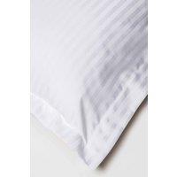Belledorm Hotel Suite Satin Stripe 540 Thread Count Oxford Pillowcase in White