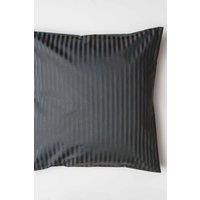Belledorm Hotel Suite Satin Stripe 540 Thread Count Continental Pillowcase in Charcoal