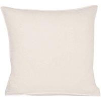 Murmur 'Linen Rich Plain Dye Still' Square Pillowcase in Ivory
