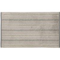 Sanderson 'Brecon Stripe' Cotton Towels in Silver