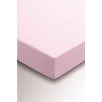 Helena Springfield 'Hs Brushed Cotton' Fitted Sheet in Baby Pink | Size: Super King Fitted