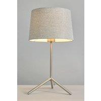 BHS Lighting Stassy Tripod Feet Table Lamp in Silver