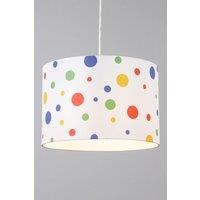 BHS Lighting Glow Dots Easy Fit Light Shade in White | Size: 30 cm diameter x 21 cm high
