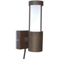 Netlighting Beta Outdoor Wall Lantern Aged Iron IP54 in Grey