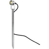 Netlighting Spennymoor 1 x 12V Spotlight & Pole with 1m cable IP54 in Grey