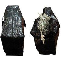Netagon Set of 2 Seasonal Storage Bags (L) 635x1320x381 (S) 510x1220x381 in Black