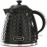 Daewoo Argyle 1.7 Litre 3KW Jug Kettle Rapid Boil Black SDA1773GE