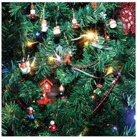Netagon Wooden Christmas Hanging Decorations - Pack of 20