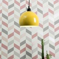 ValueLights Curva Yellow Ceiling Pendant Shade
