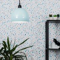 ValueLights Mini Arco Blue Ceiling Pendant Shade