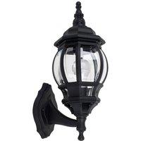 ValueLights Windsor Black Outdoor Wall-Up Down Light