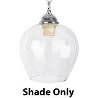 ValueLights Lewis Clear Ceiling Pendant Shade