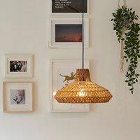 ValueLights Hamilton Natural Rope Ceiling Pendant Light Lamp Shade in Brown