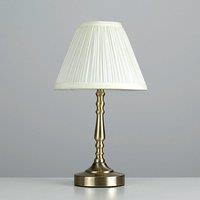 ValueLights Sienna Gold Table Lamp Touch On/Off Dimmable
