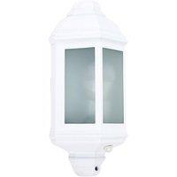 ValueLights Kayleigh White Outdoor Wall Lantern