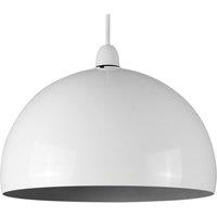 ValueLights Curva White Ceiling Pendant Shade