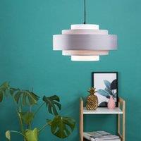 ValueLights Hampshire 5 Tier Grey Ceiling Pendant Shade