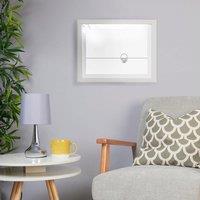ValueLights Teardrop Pair Compact Fabric Shades Brushed Chrome Touch Table Lamps in Grey