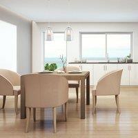 ValueLights Kira Silver Ceiling Pendant Shade