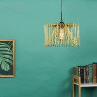 ValueLights Amadeus Gold Ceiling Pendant Shade