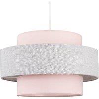 ValueLights Weaver Pink Ceiling Pendant Shade