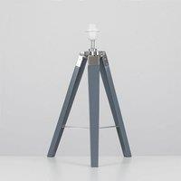 ValueLights Clipper Grey Table Lamp Base