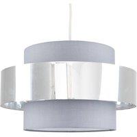 ValueLights Matildo Grey Ceiling Pendant Shade