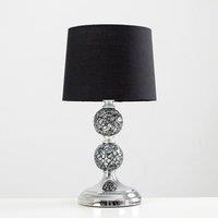 ValueLights Harmony Black Table Lamp