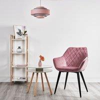 ValueLights Hampshire 5 Tier Pink Ceiling Pendant Shade