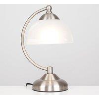 ValueLights Stamford Silver Table Lamp