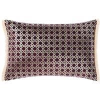 Linen House Taira Geometric Fringed Cushion