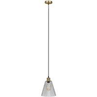 ValueLights MacArthur Matt Gold Ceiling Light Pendant in Metallic Gold