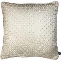 Prestigious Textiles Frame Embroidered Geometric Cushion in Metallics | Size: 43 cm x 43 cm
