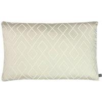 Prestigious Textiles Pivot Geometric Jacquard Cushion in Natural | Size: 40 cm x 60 cm