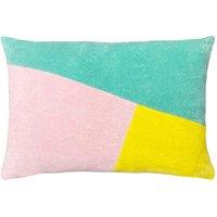 Furn Morella Abstract Geometric Velvet Cushion | Size: 40 cm x 60 cm