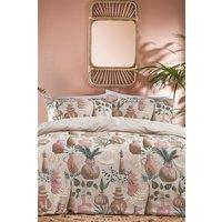 Furn Earthen Trending Tranquil Duvet Cover Set in Beige | Size: Double