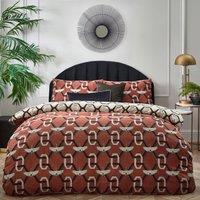 Furn Avalon Duvet Cover Set in Red | Size: King